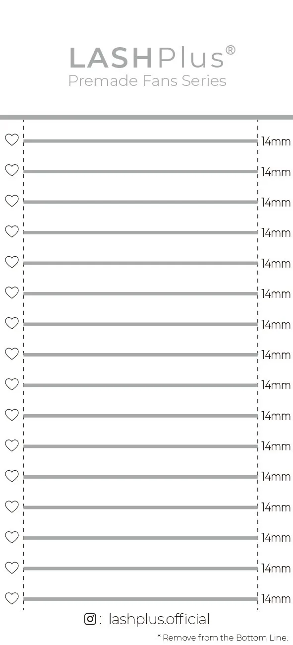 Blank private-label Promade Fans (YY / W Clover) card