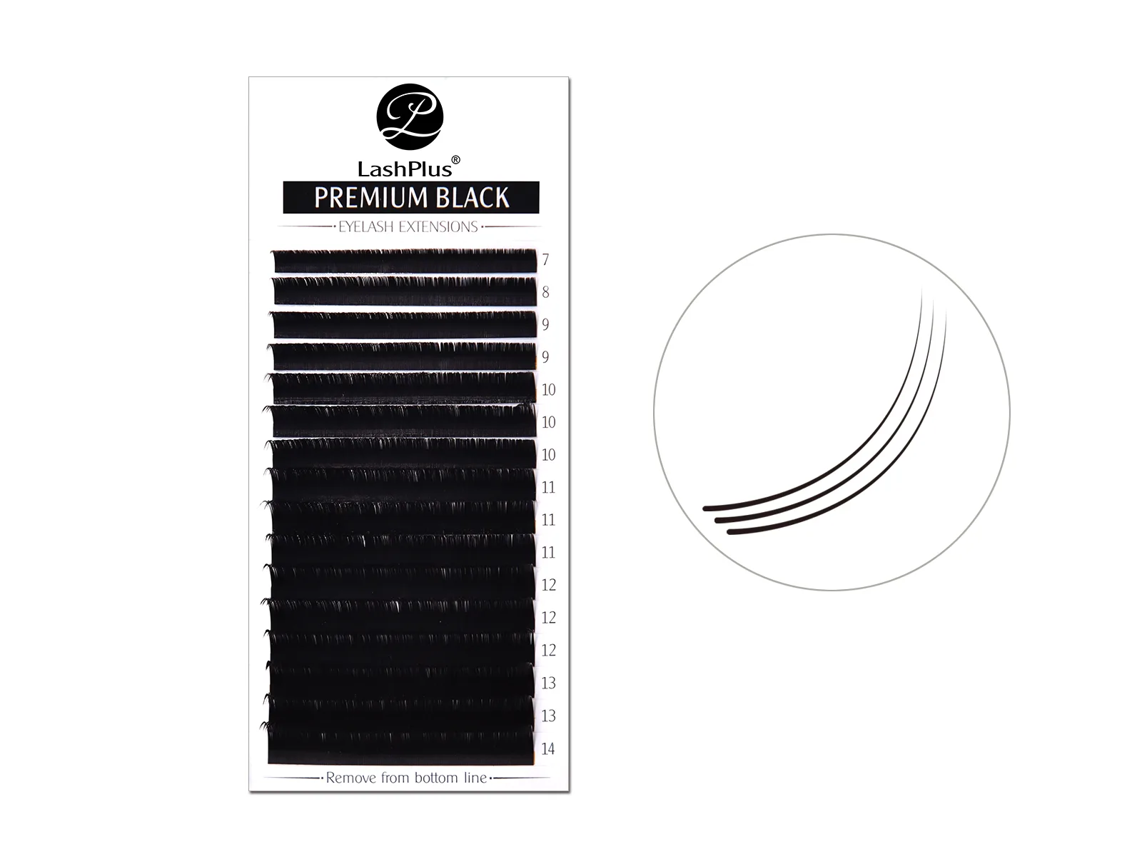 LashPlus classic single-fiber eyelash extension tray